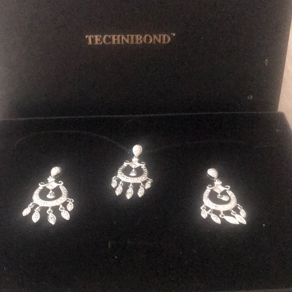 Boho necklace and matching earrings